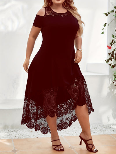 Adriana | Lace Hem Dress