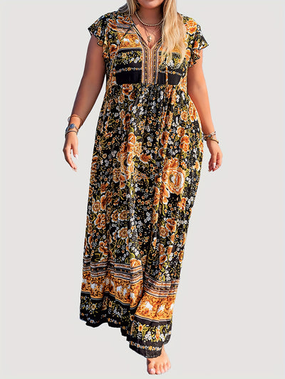 Cora | Boho Print Dress