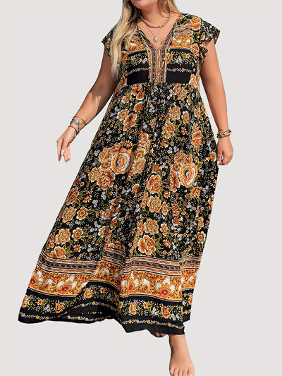 Cora | Boho Print Dress