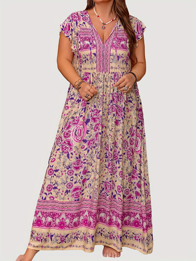 Cora | Boho Print Dress