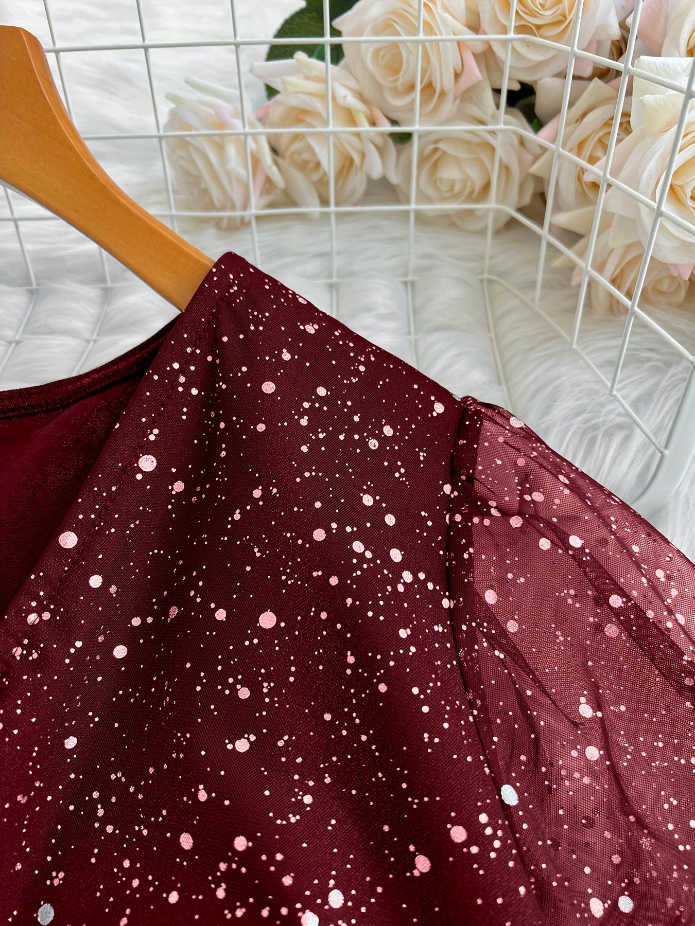 Lillian | Sequin Velvet Dress