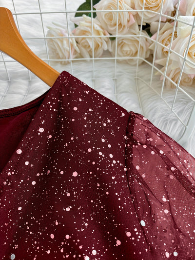 Lillian | Sequin Velvet Dress