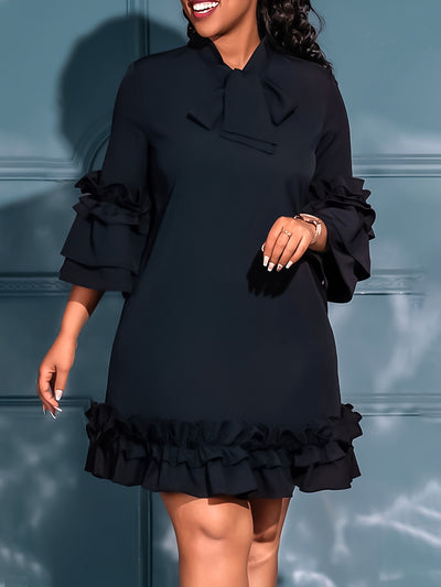 Presley | Ruffle Sleeve Dress