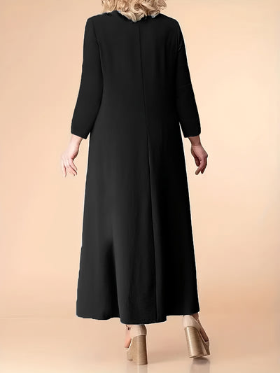 Olivia | Pleated Maxi Dress