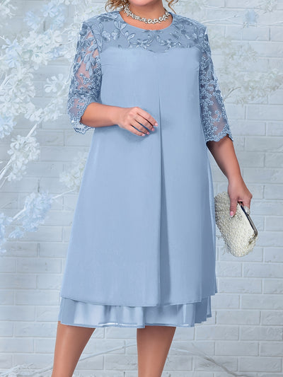 Dakota | Elegant Lace Sleeve Dress