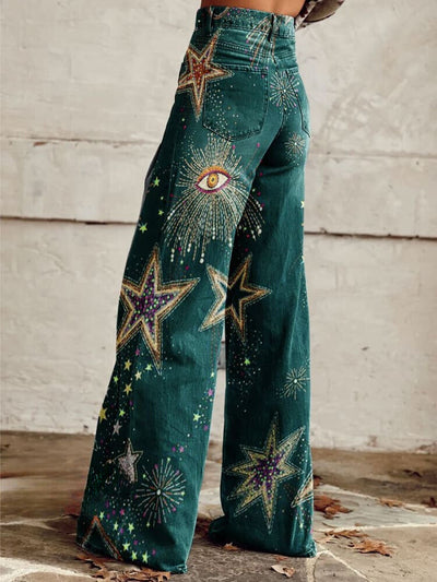 Leslie | Heart Star Baggy Pants