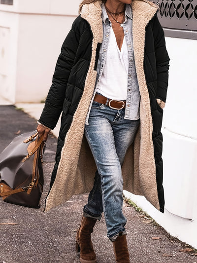 Kaylee | Long Sherpa Lined Coat