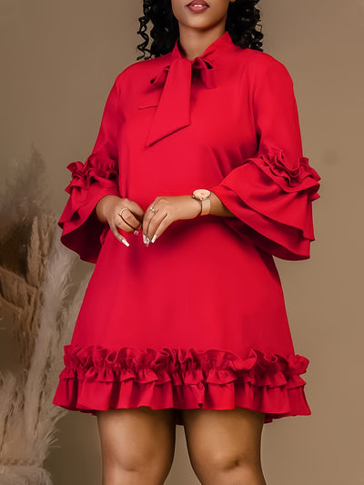 Presley | Ruffle Sleeve Dress
