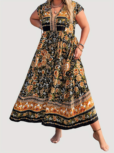 Cora | Boho Print Dress