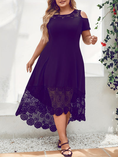 Adriana | Lace Hem Dress