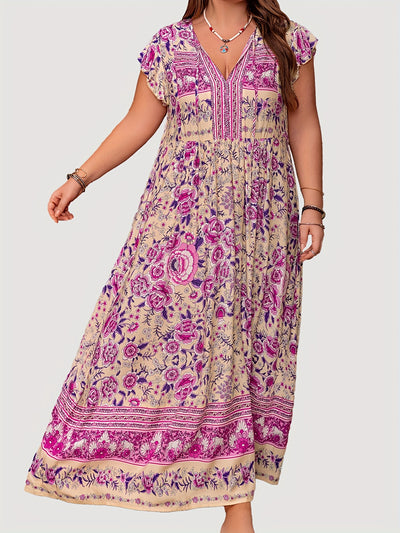Cora | Boho Print Dress