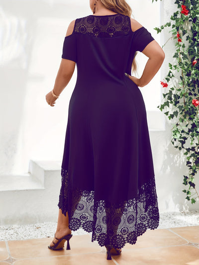Adriana | Lace Hem Dress