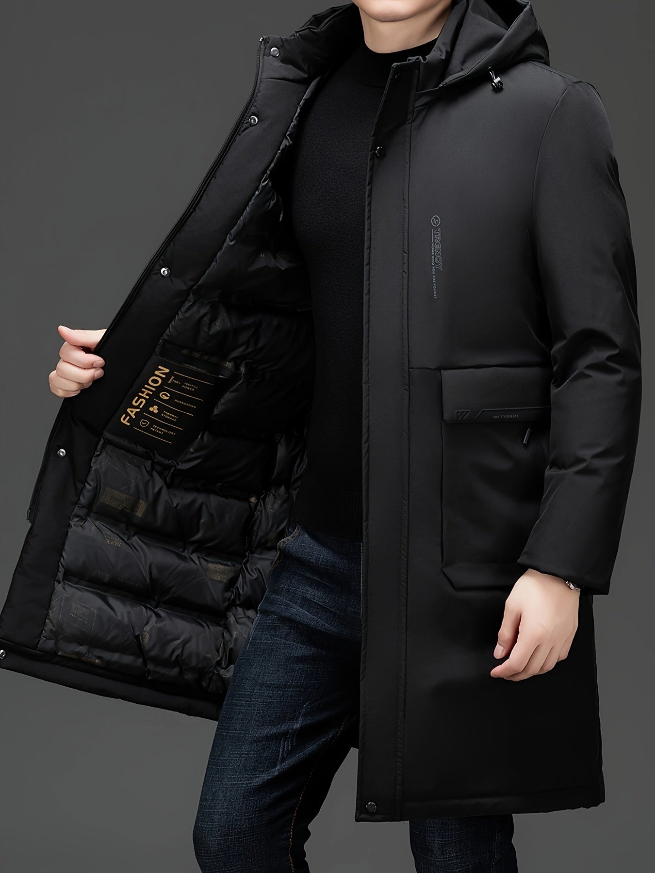 Henry | Elegant Hooded Coat