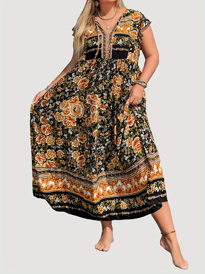 Cora | Boho Print Dress