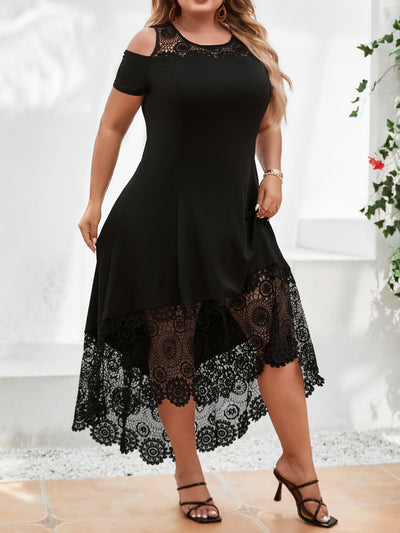 Adriana | Lace Hem Dress