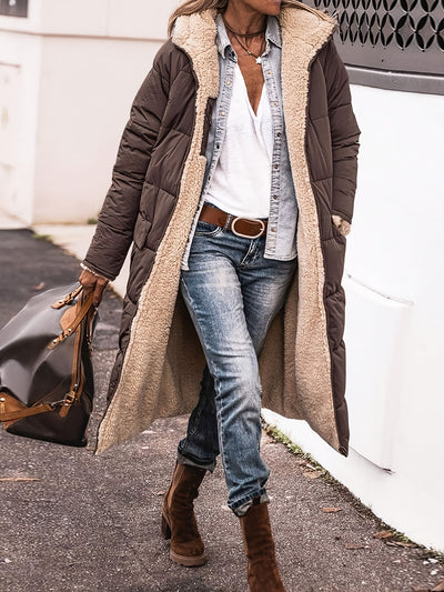 Kaylee | Long Sherpa Lined Coat