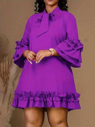 Presley | Ruffle Sleeve Dress