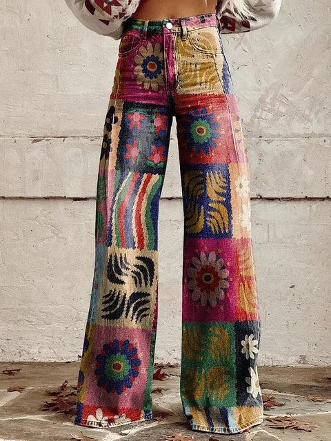 Camila | Retro Wide-Leg Pants