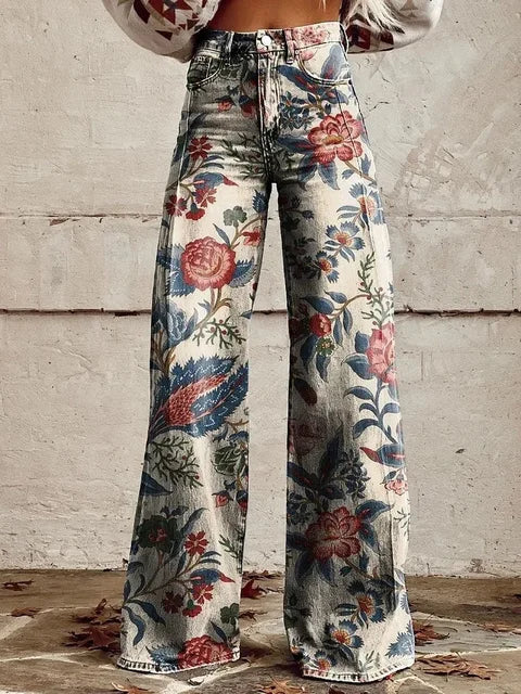 Beatrice | Timeless Retro Wide-Leg Pants