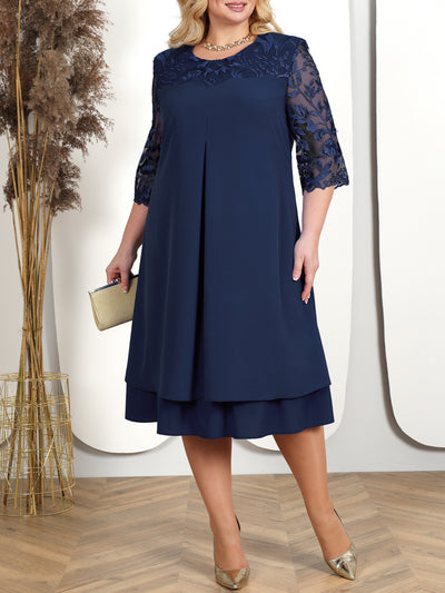 Dakota | Elegant Lace Sleeve Dress