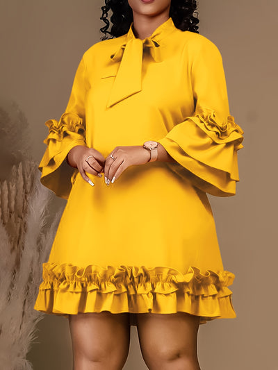 Presley | Ruffle Sleeve Dress