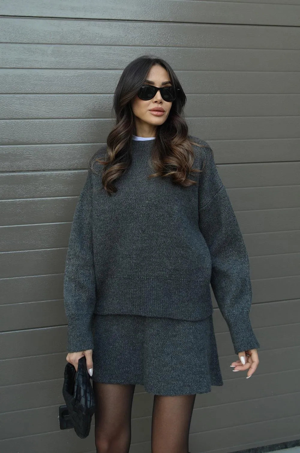 Helena | Knit Suit (Top + Skirt)