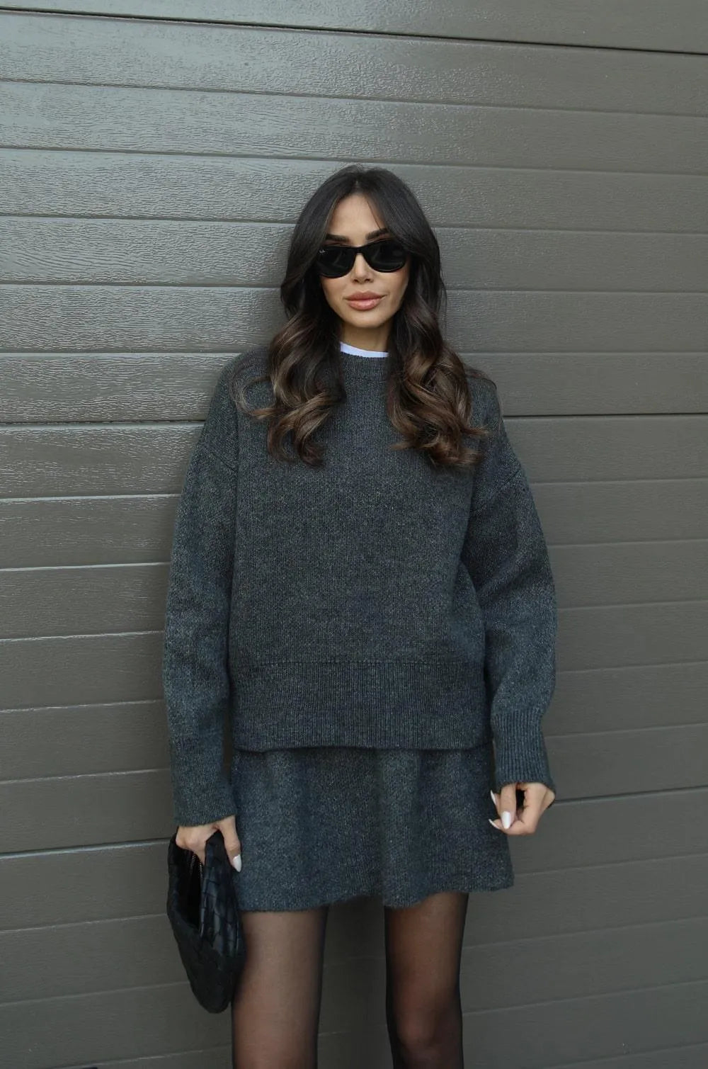 Helena | Knit Suit (Top + Skirt)