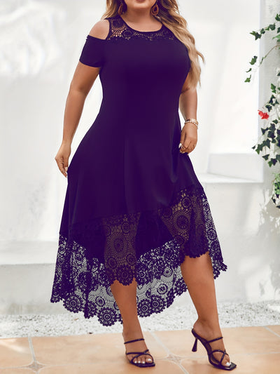 Adriana | Lace Hem Dress
