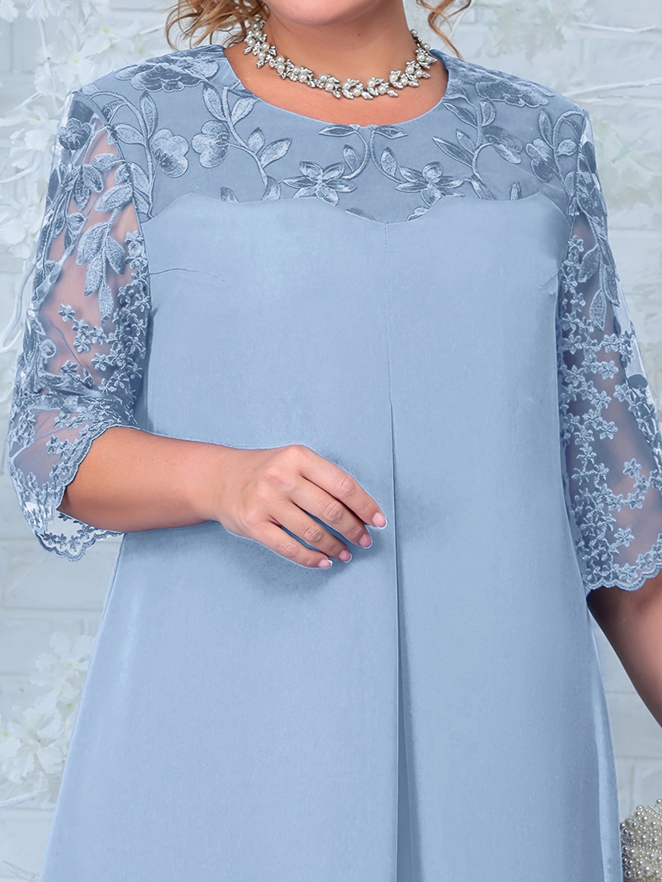 Dakota | Elegant Lace Sleeve Dress