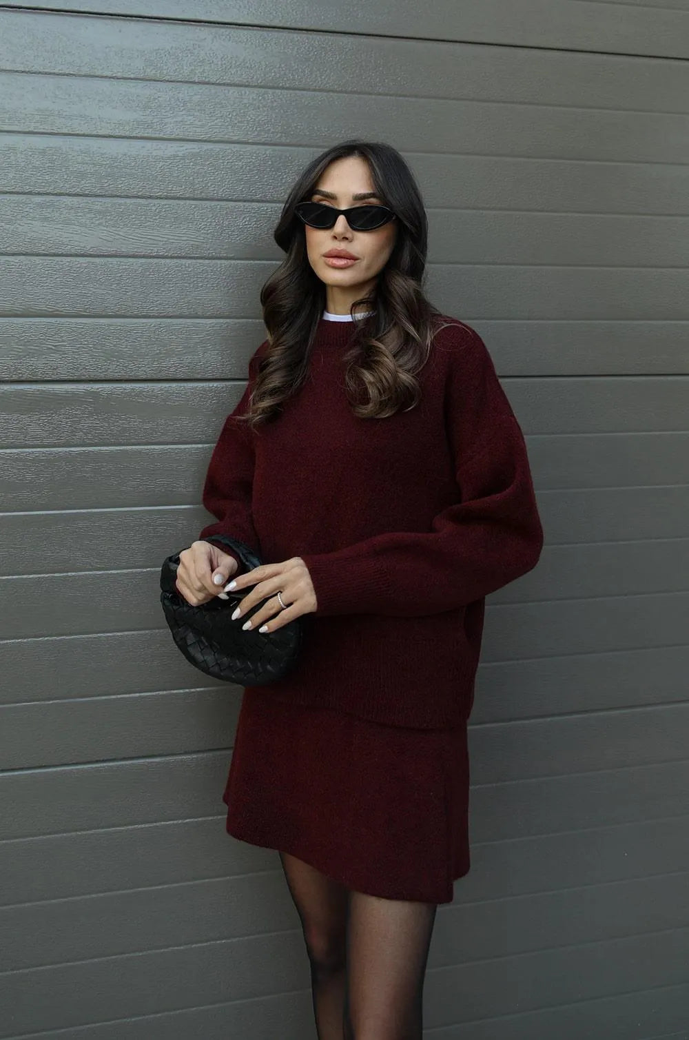 Helena | Knit Suit (Top + Skirt)