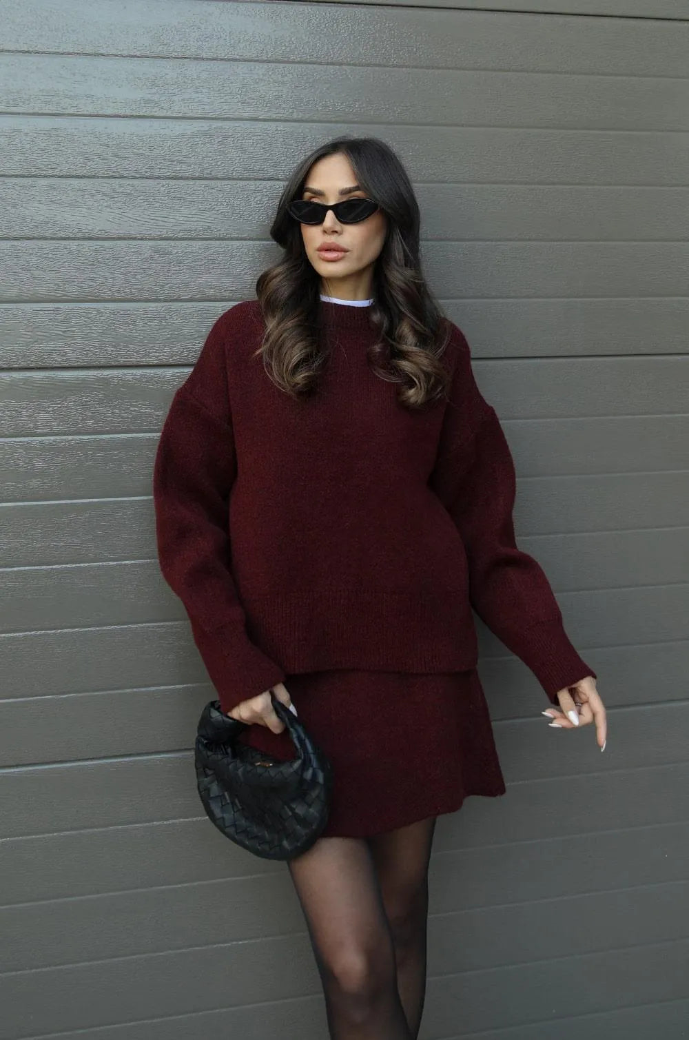 Helena | Knit Suit (Top + Skirt)