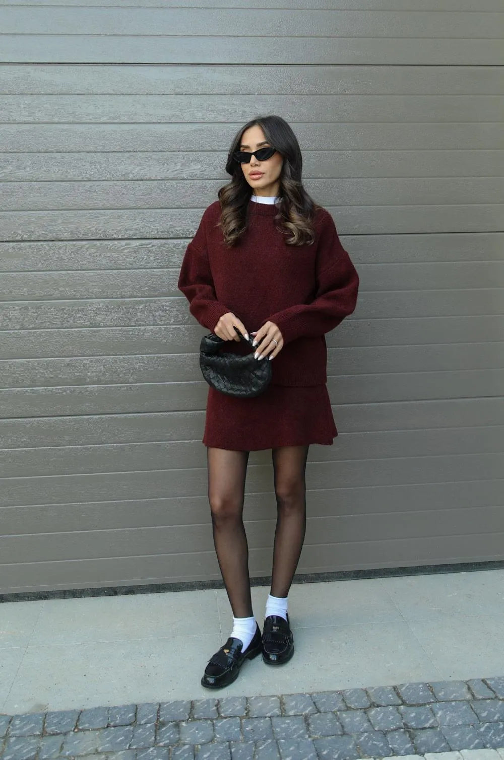 Helena | Knit Suit (Top + Skirt)