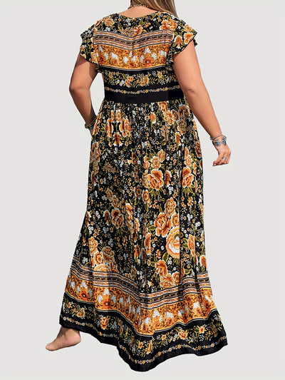 Cora | Boho Print Dress