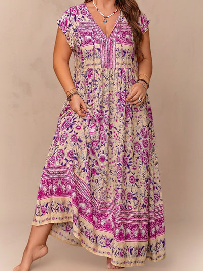 Cora | Boho Print Dress