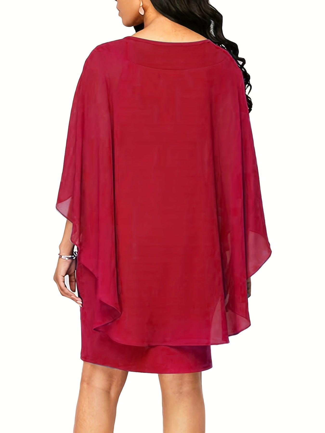 Georgia | Elegant Cape Dress