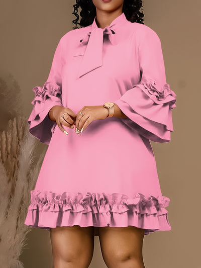 Presley | Ruffle Sleeve Dress