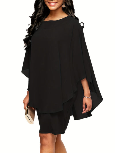Georgia | Elegant Cape Dress