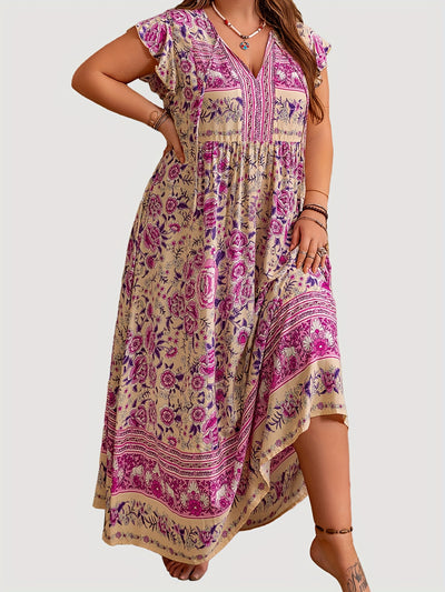 Cora | Boho Print Dress