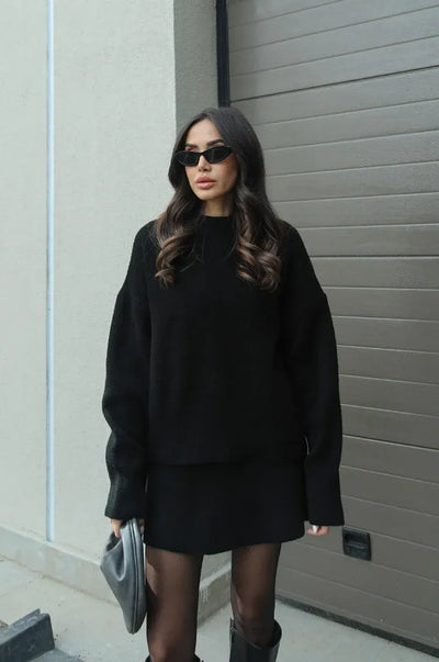 Helena | Knit Suit (Top + Skirt)